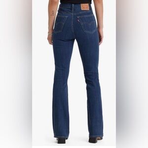 LEVI’S Women’s 725 High Rise Bootcut Jeans Dark Blue Denim Size 29